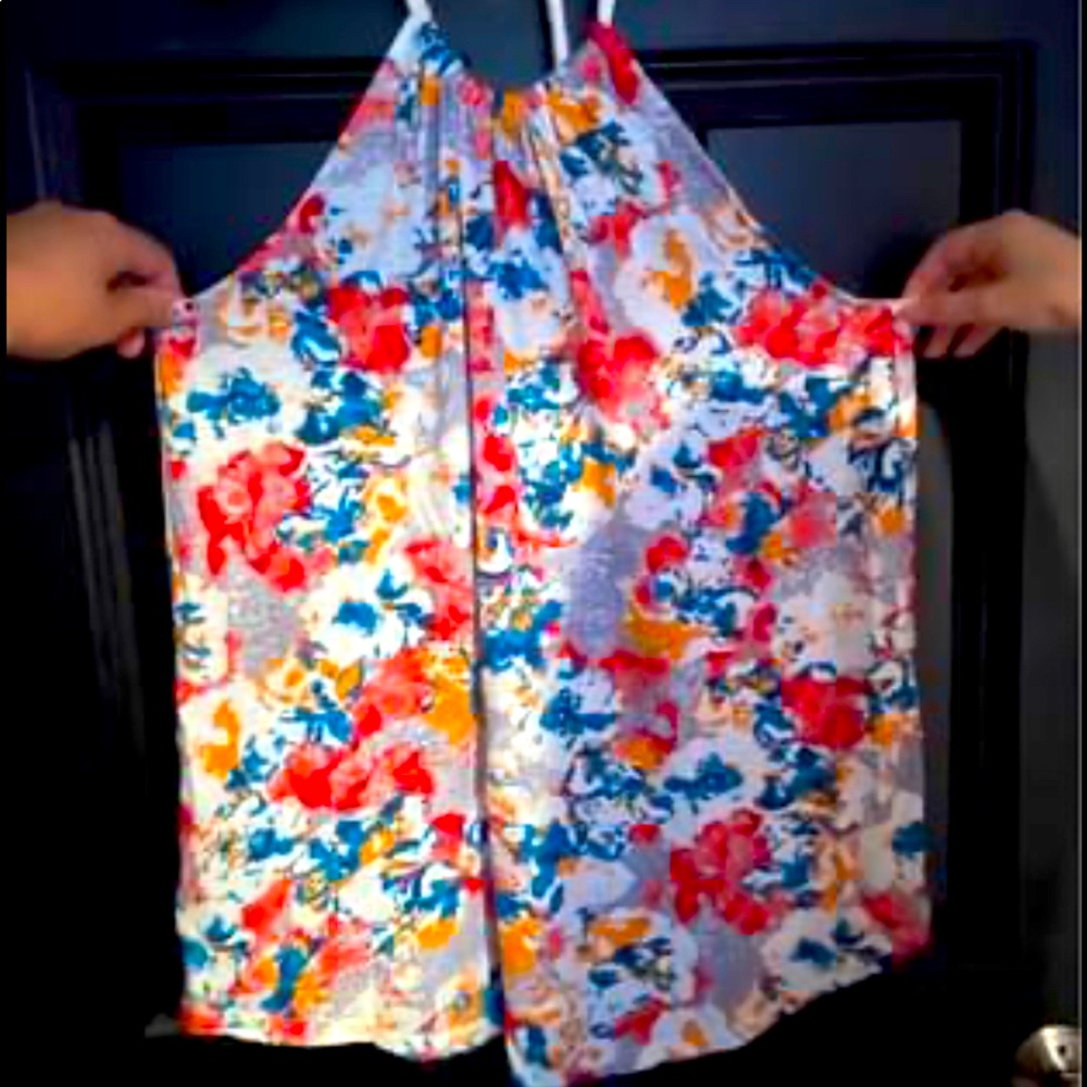 Floral tank top